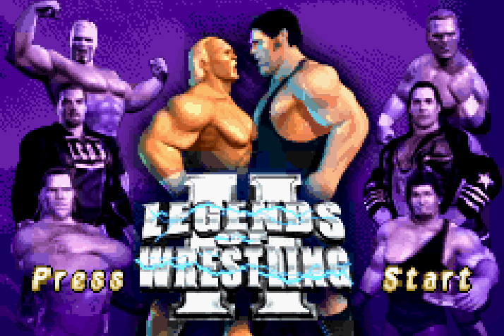 Legends of Wrestling II Title Screen
